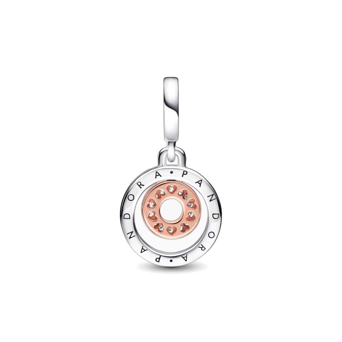 Pandora Signature Series Multi-Ring Two-Tone Pendant Women pendant Orange 782287C01 Orange,F