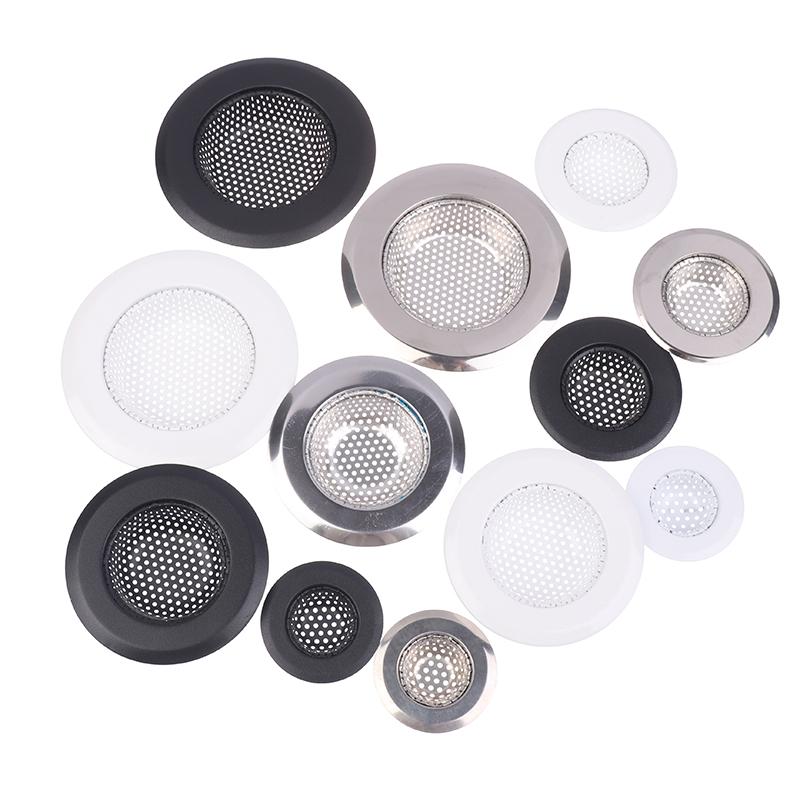 Stainless Steel Sink Filter Mesh Shower Floor Drain Hair Catcher Stopper Food Slag Drainer For Kitchen Bathroom Accessories