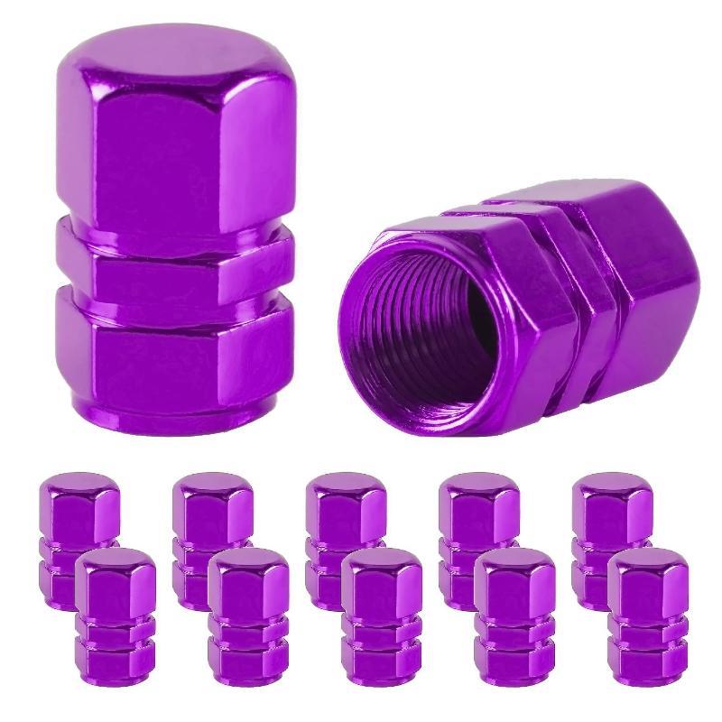 4Pcs Dustproof Aluminum Valve Caps Universal Tire Stem Covers For Car Truck Moto