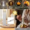 Flameless LED Taper Candles with Remote Timer Battery Operated Flickering Candlesticks for Wedding Halloween Christmas Decor