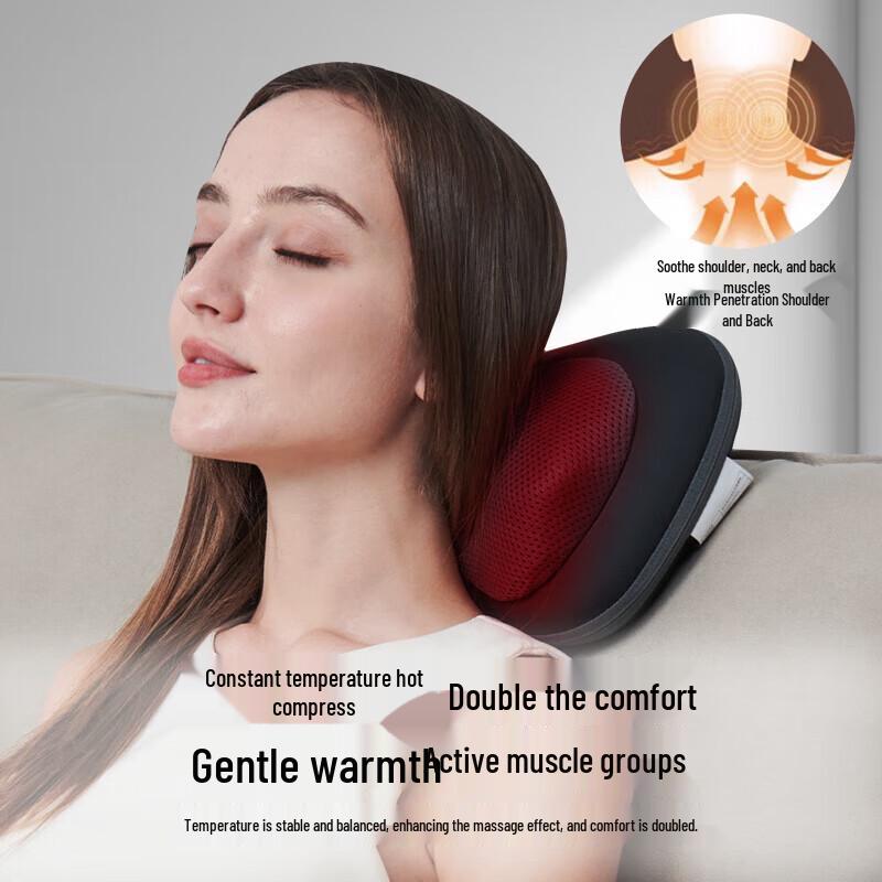 CLORIS A3 Kneading Cervical Neck & Back Massager Pillow