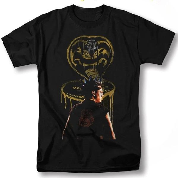 Cobra Kai TV Show Shirt Karate Kid Classic Vintage Graphic Design TShirt S