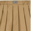 Olivean Modern Folding Pleated Skirt  Beige 