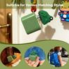 @Quakender Frosch Fidget Spielzeug Schlüsselanhänger Wiederaufladbarer Frosch Schlüsselanhänger Mit Ton & LED-Leuchten, Lustiger Frosch Tastatur-Klicker Stressabbau
