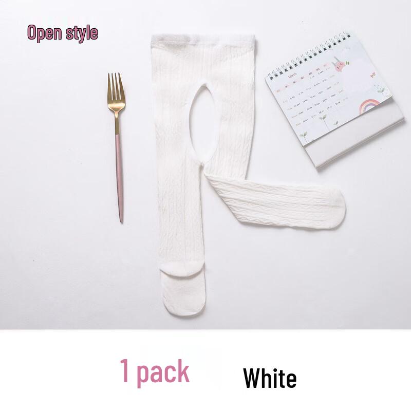 Детские хлопковые колготки Guaiguoguo с открытой ластовицей S-M