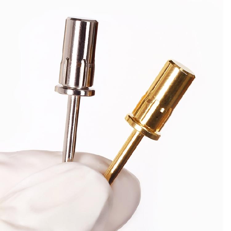 Mandrel Bit for Nails Small Mini Stainless Steel Mandrel Manicure Sandpaper Band