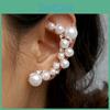 Simulation Pearl Stylish Earring With Sparkling Rhinestones For Wear Casual