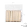 100pcs/set Nail Art Design 4 Different Sizes Orange Wood Sticks Cuticle Pusher Remover Manicures Tools
