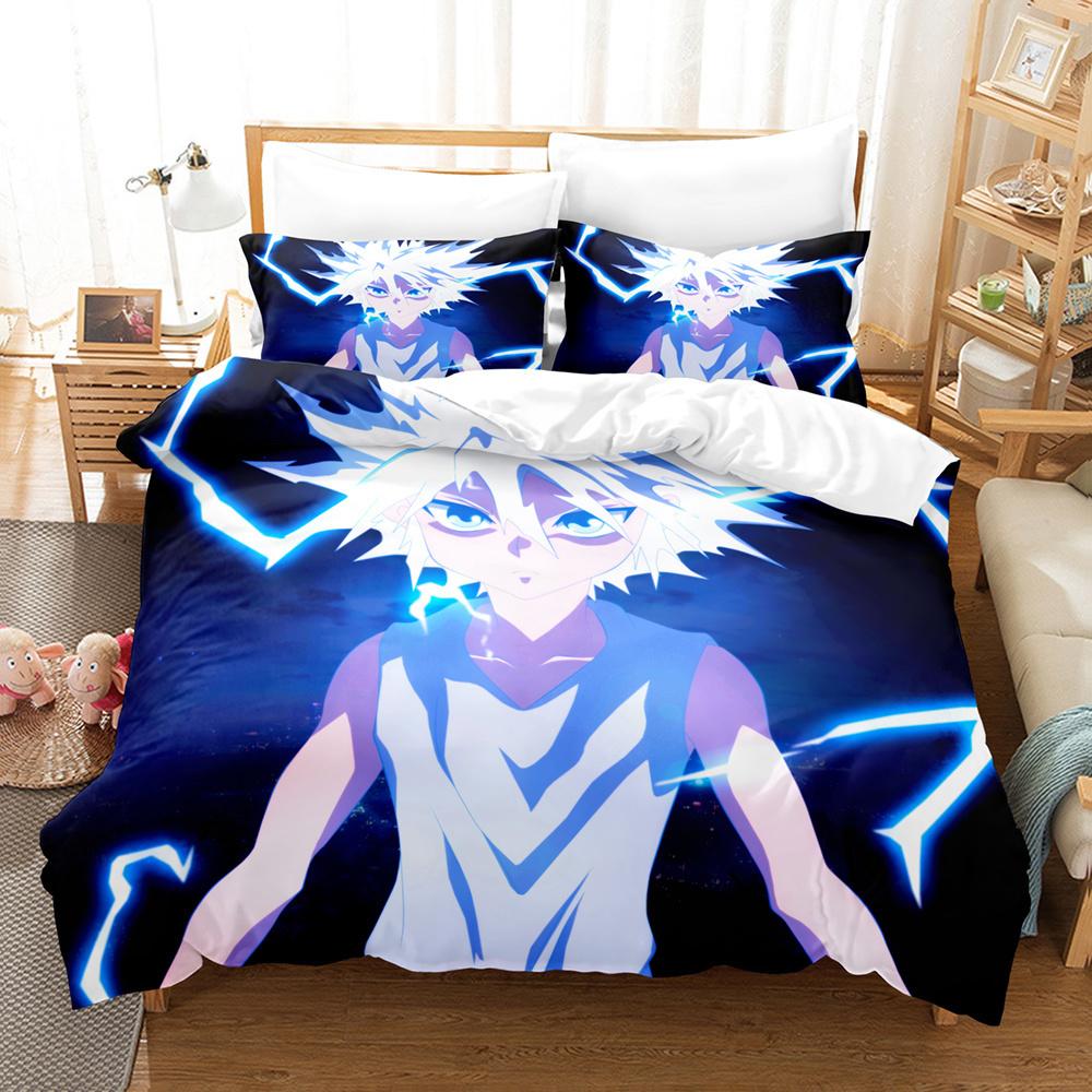 Nwe Hunter X Hunter Bedding Set Single Twin Full Queen King Size Bed Linens Aldult Kids Home Decor Duvet Cover Gift