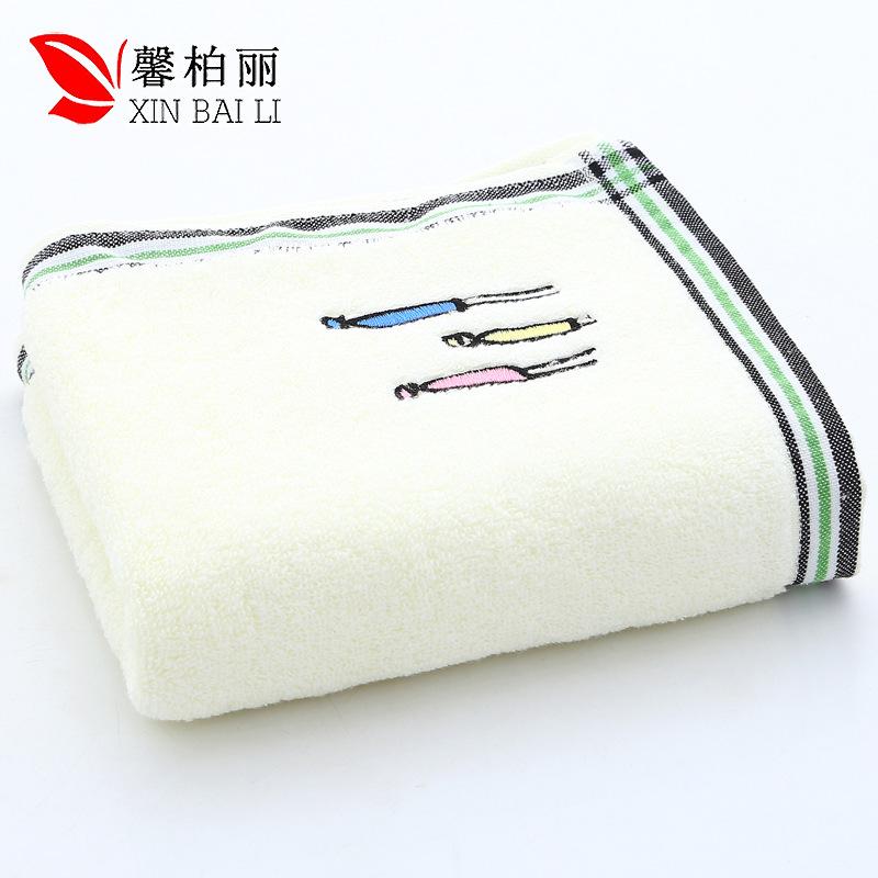 Полотенце из чистого хлопка Рваное полотенце Утолщенное полотенце с высокой впитываемостью, можно добавить 34*74CM