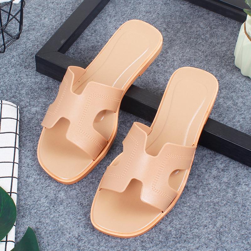 Women's Summer Diamond Pattern One-Strap Slippers: Indoor & Outdoor Wear