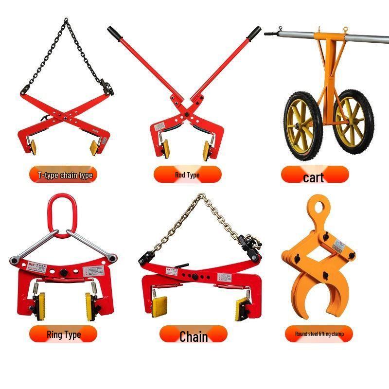 Curbstone Lifting Tongs: Marble & Roadside Stone Handling Clamp Gear