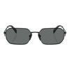 Prada Hohlrahmen Metall Quadrat Sonnenbrille Herren Sonnenbrille Schwarz PRA51S1AB5Z1