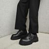 Men's Winter Derby Shoes - High-End British Style, Round-Toe Leather with Thick Sole, Japanese-Inspired Suit Shoes
