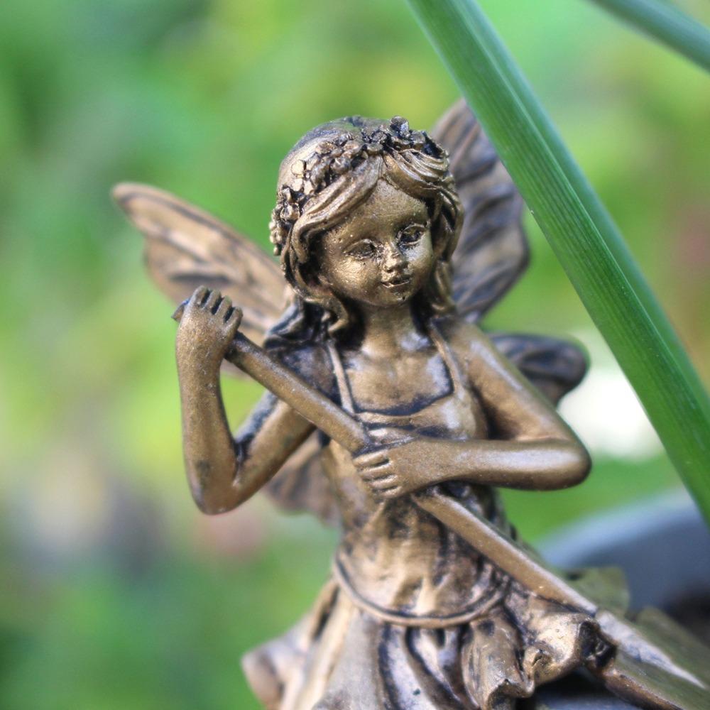 Imitation Copper Flower Fairy Figurine Set Cartoon Fairy Hanging Ornaments Living Room Bedroom