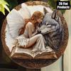 Decorative Metal Wall Art Sign 20x20 Cm Tin Painting