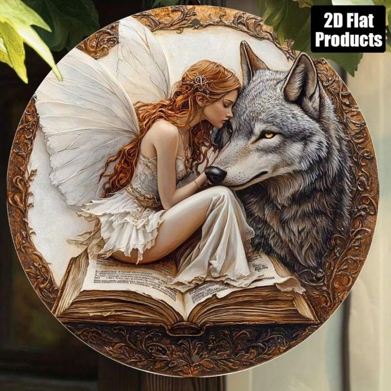 Decorative Metal Wall Art Sign 20x20 Cm Tin Painting