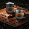 Portable Travel Tea Set with Infuser Lightweight for Road Trips, Camping