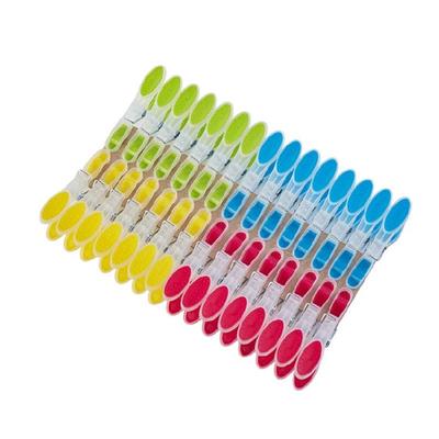 30x/Set Laundry Clothes Pins Clothespins Clip Clothes Pegs Food Package Clip