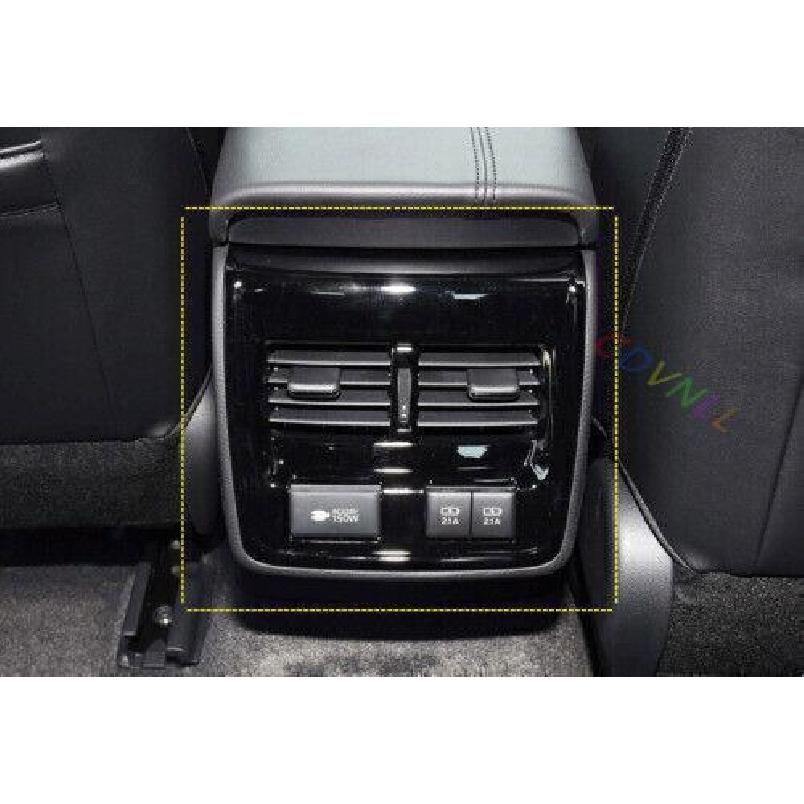 For Toyota Avalon 2019-2022 Silver Titanium Rear Air Outlet Vent Cover Trim 1pcs