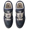 Trainer Denim Low Top Skateboard Shoes Men's Marine Blue 1AHT37