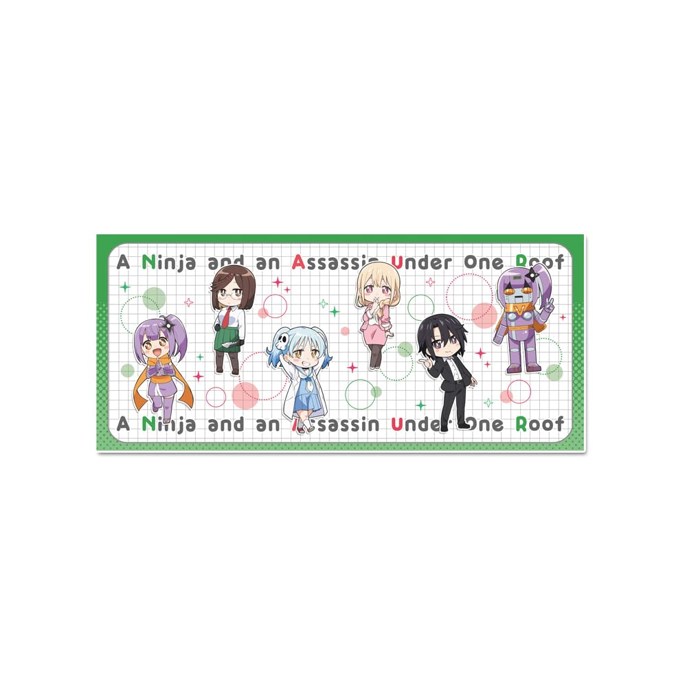 Спортивное полотенце  Ниндзя и Хитмен живут вместе