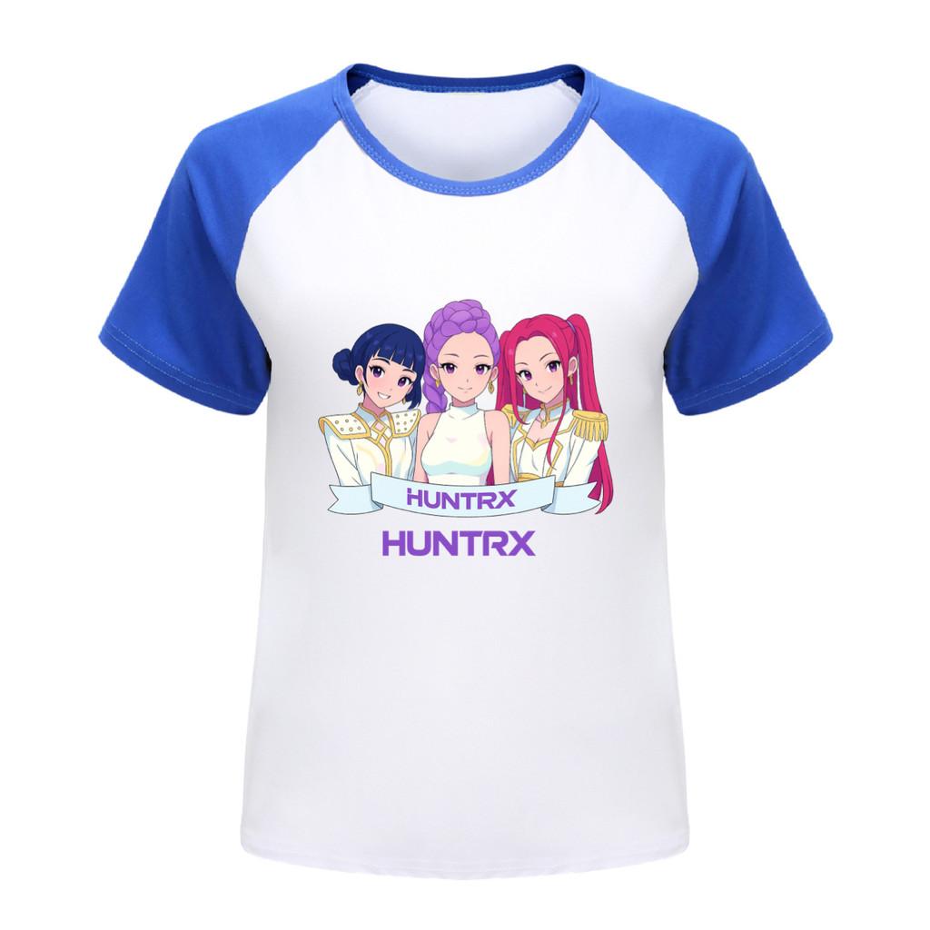 5026 Kids Girls Rumi Zoey Mira Print Raglan Short Sleeves T-Shirt