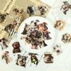 50 PET Realistic Dog Emoticon Package Stickers Dog Theme Hand Account Decoration Material Waterproof Stickers