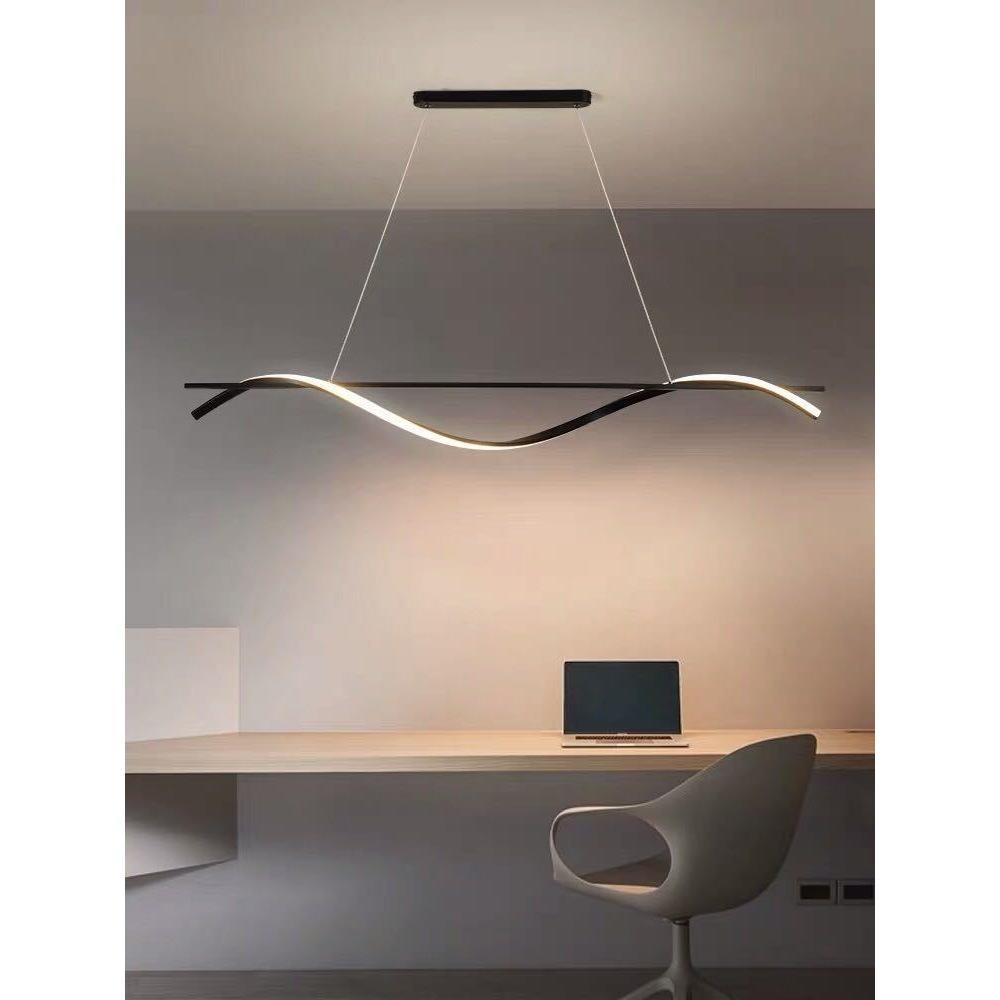 Nordic Modern LED Chandelier: Irregular Creative Lighting for Dining, Living Room, or Bar.