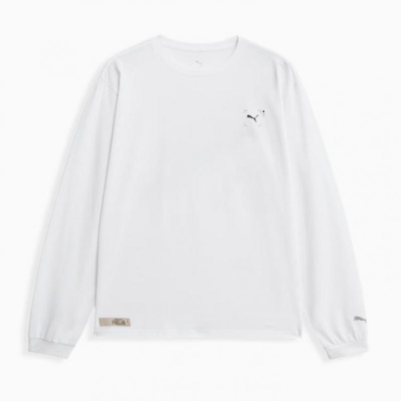 Puma Men S Long Sleeve FuncTional T ShirT 529766 01 02
