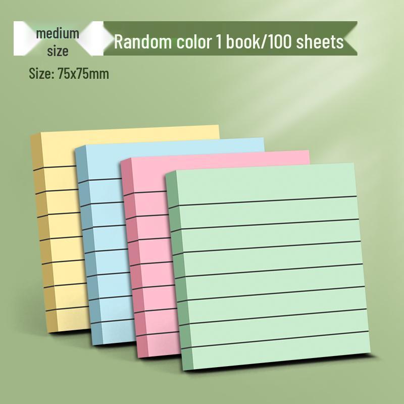 

800 Lined Sticky Notes, Large Size, High Adhesion, Japanese Style, Ideal for Students and Memo Pads
