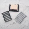 Flexible Silicone Soap Holder Hollow Design Bar Soap Dish Bathtub Kitchen Soap Saver Drainer Sponges Scrubber Display