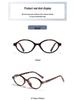 2396 Nerd TR90 Oval Tortoiseshell Women's Eyeglasses with Prescription & Anti-Blue Light Lenses