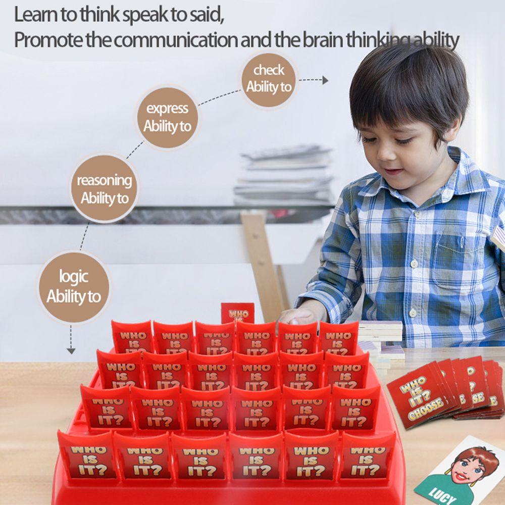 Characters/Animals Chess and Card Puzzle Toys Gift Who Is It Board Game Family Education Games