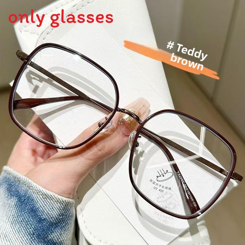 Геометрические квадратные очки для блокировки синего света для женщин с большим лицом с высококачественной оправой Комфорт Style 1