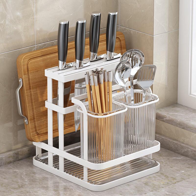 Brangdy Wall-Mounted Kitchen Knife & Chopstick Holder