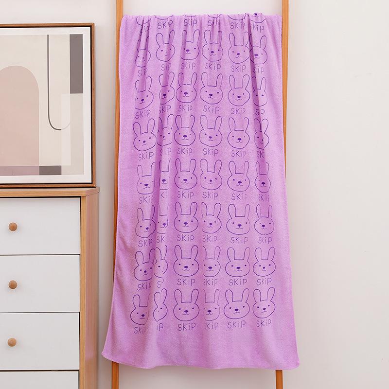 Gaoyang Cartoon Quick-Dry Children's Bath Towel, Water-Absorbent, 70x140cm, Adult & Beach Use