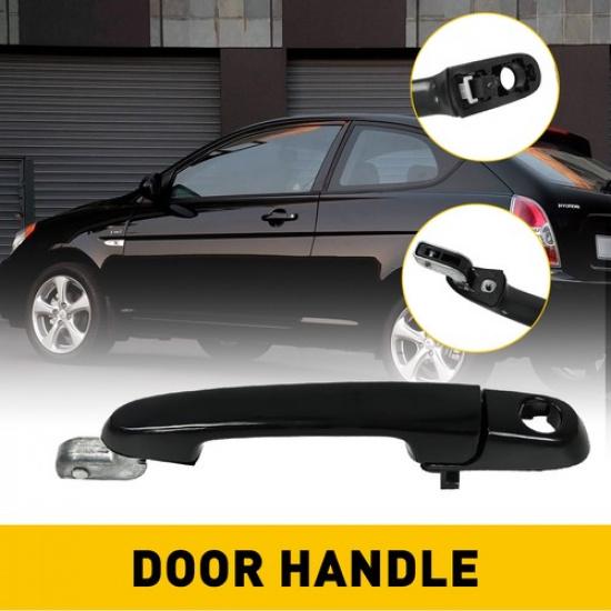 

Driver Front Side Exterior Door Panel Black Handle For 2006-2011 Hyundai Accent