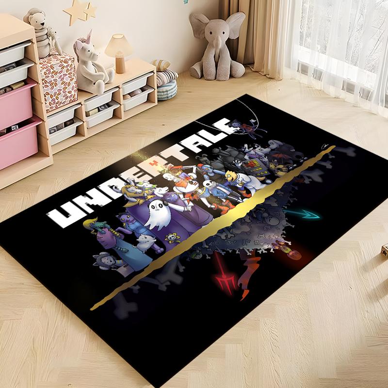 U-Undertale Pattern Rug for Living Room Area Carpet Bathroom Mat Creative Doormat Bedroom Mat Home Decor Outdoor Rug