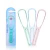 Tongue Scraper For Adult Reusable Tongue Cleaning Tool Food Grade Plastic Mouth Scraper Washable Oral Hygiene Care Appliances