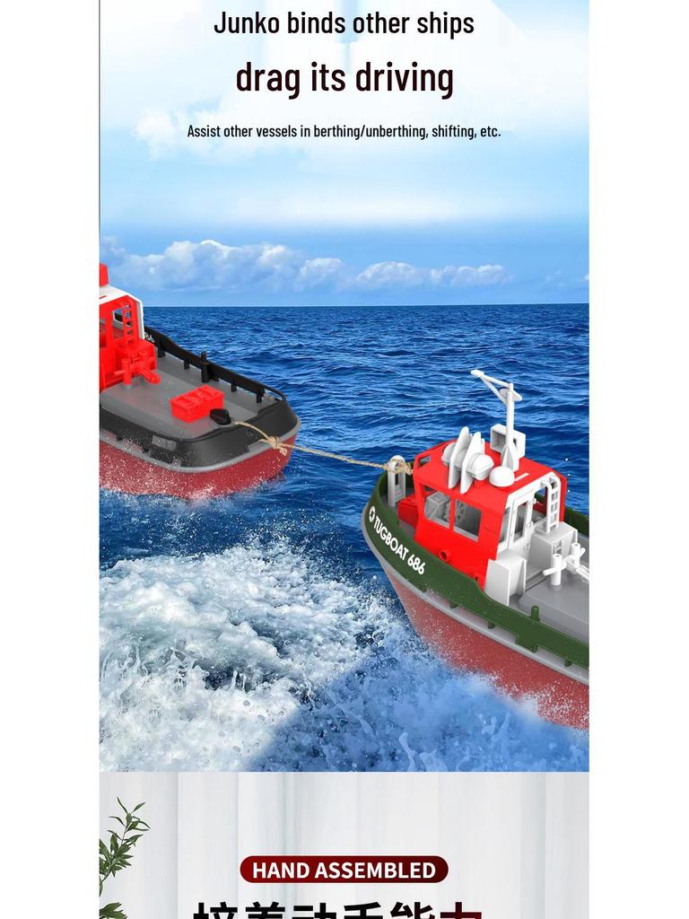 Dualmotoriges 2,4G-Funk-Schnellboot mit langer Akkulaufzeit – Hochleistungs-Rennwasserspielzeug