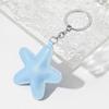 Fashion Leather Keyring Car Key Holder Colorful Pendant Classic Star Shape Keychain  Kids