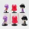 6pcs/set for kpop witch hunting group,Saja Boys,  Superstar Rumi PVC Action Figure Toy Anime Figurine Doll For Fans Gift
