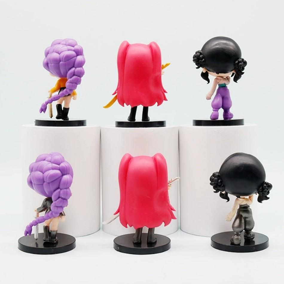 6pcs/set for kpop witch hunting group,Saja Boys,  Superstar Rumi PVC Action Figure Toy Anime Figurine Doll For Fans Gift
