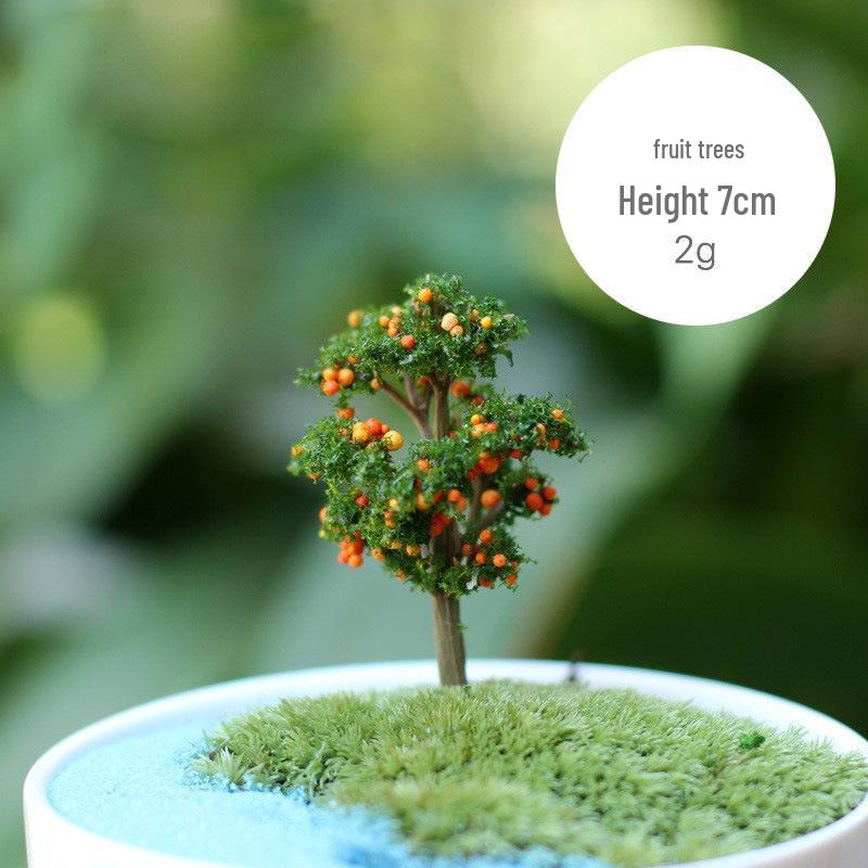 Miniatur-Ornament Rosa Pfirsichblütenbaum für DIY-Landschaftsbau