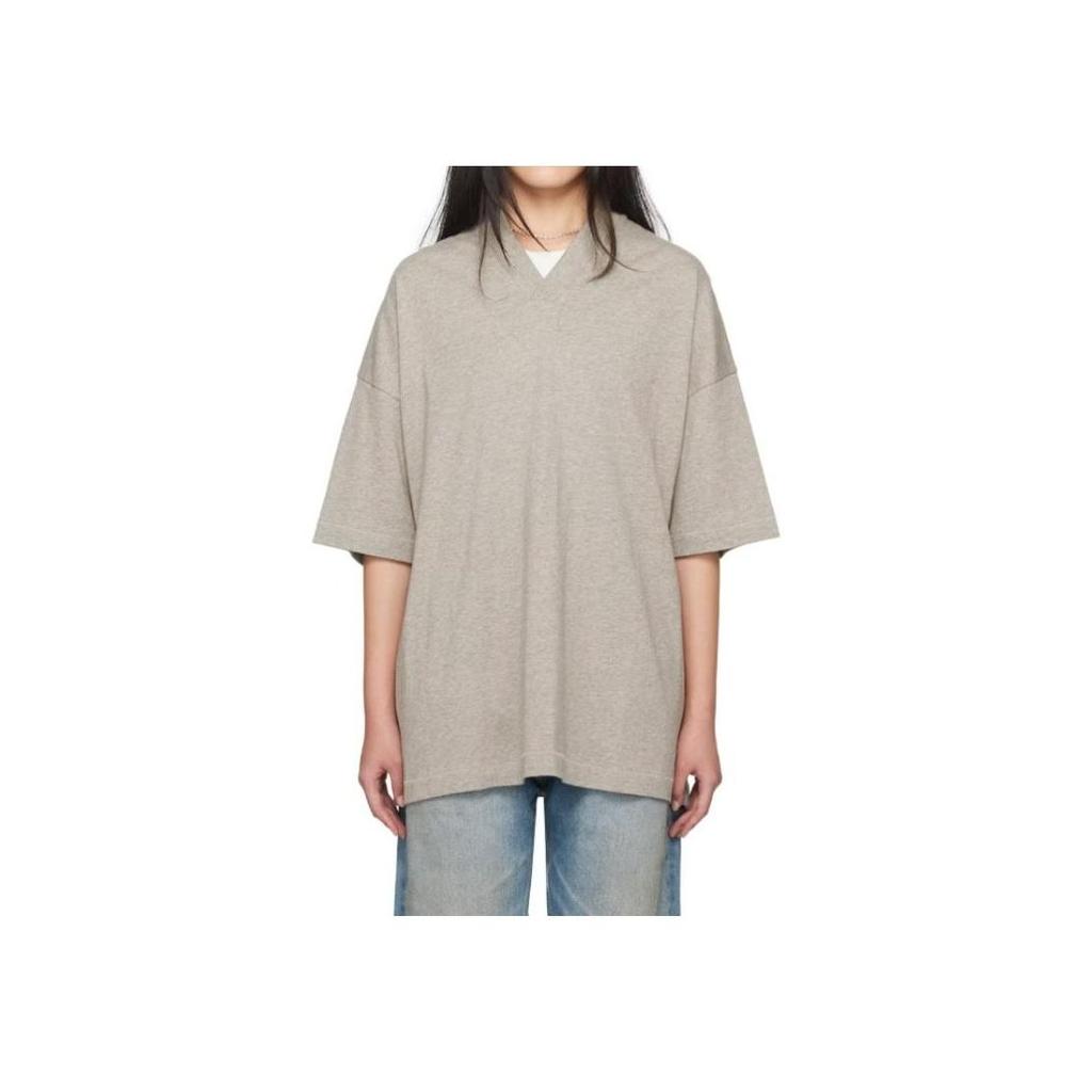 Fear of God Essentials SS24 V Neck T-shirt Heather Grey Men 125SU244211F