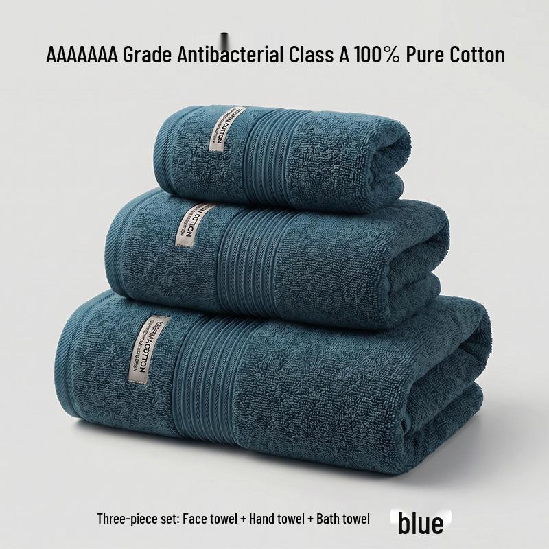 Asciugamano da bagno premium 100% cotone: Spesso, Morbido, Assorbente, Antibatterico, Ricamato per Uso Domestico e Alberghiero