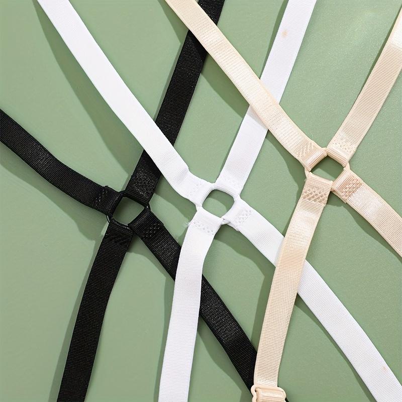 1 st Justerbara Nylon BH-axelbandsförlängare Elastiskt Korslås för Damunderkläder & Underkläder - Enfärgade Stickade Tygaccessoarer