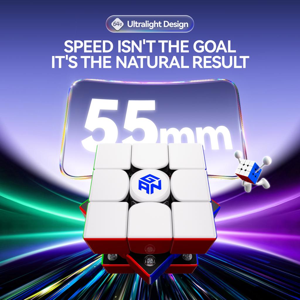 GAN V100 Maglev UV 3X3X3 Magic Cube Stickerless 3x3 Speed Cube Puzzle Toys Kid Gift Magico Cubo