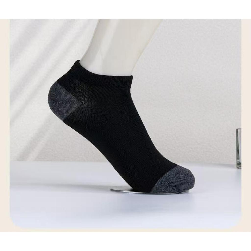 Breathable Mesh Sports Socks - Moisture Wicking and Elastic, Classic Design for All Seasons Comfort, Machine Washable Casual Style Sock Set